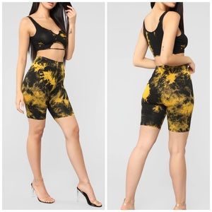 Fashion Nova 2 piece tie dye set